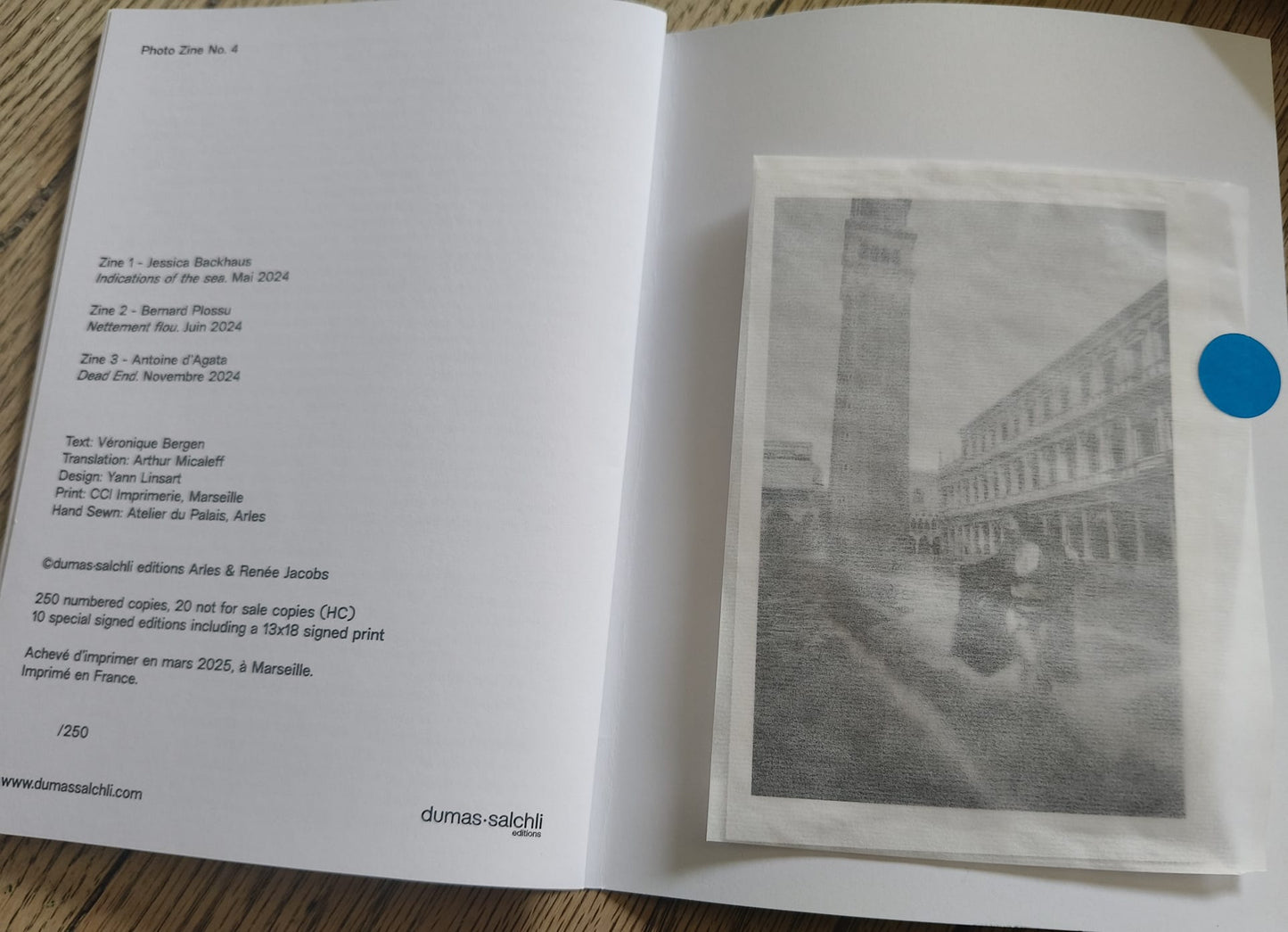 Renée Jacobs : In Italy (Photo Zine 4)