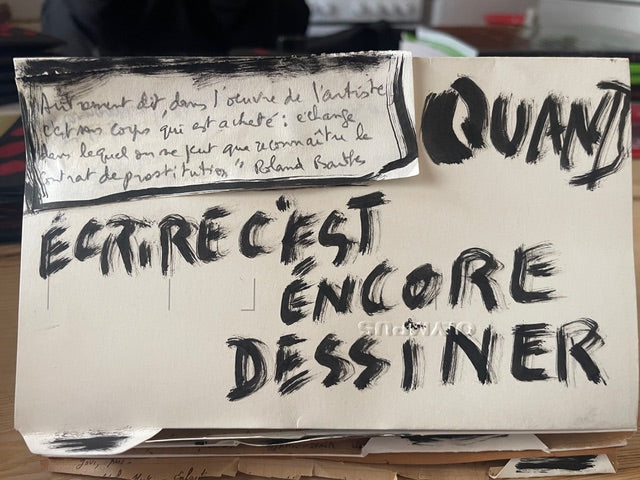 Zine dessin 1 Liliane Giraudon "Homobiographie" Édition spéciale Avril 2026