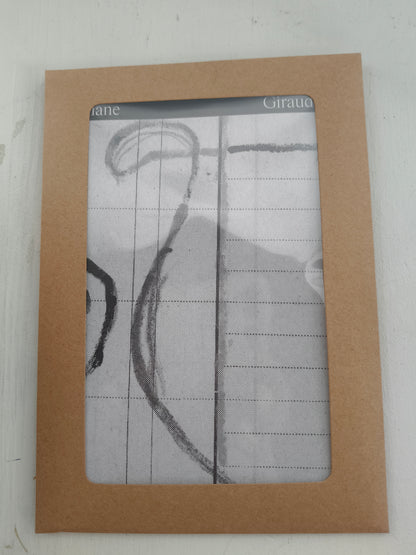 Zine dessin 1 Liliane Giraudon "Homobiographie" Avril 2026