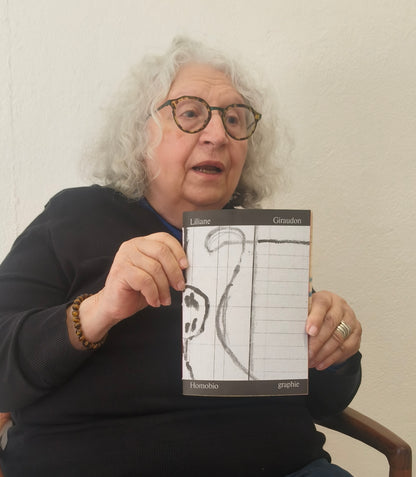 Zine dessin 1 Liliane Giraudon "Homobiographie" Avril 2026